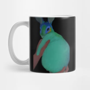 Peacock Give a Birth to a Rabbit-Pearl Rabbit Mug